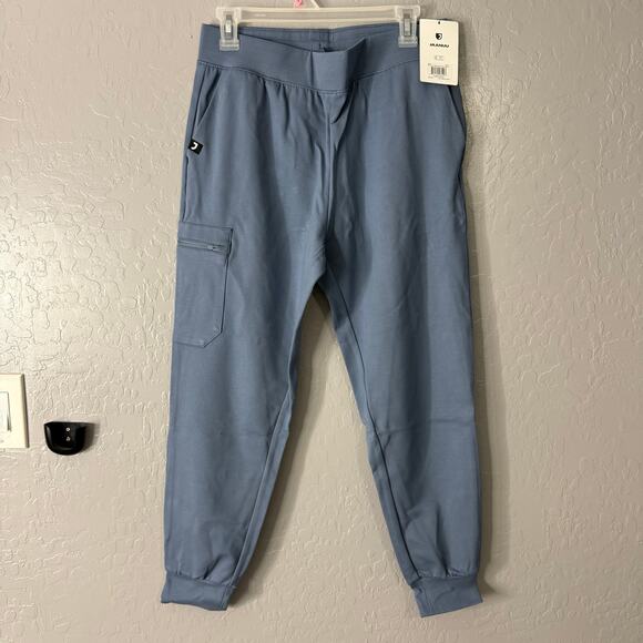 Jaanuu Pants - NWT Jaanuu Rubi Slim ULTRAsoft Scrub Jogger, Blue, M Petite